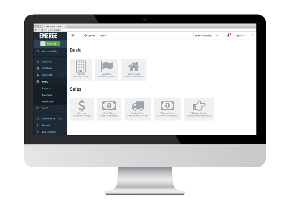 screenshot of EMERGE App
